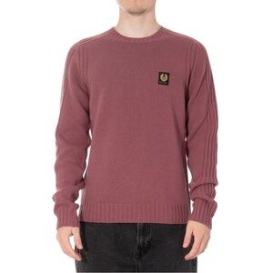 Belstaf Watch Crewneck Wool Knit Jumper Sweater